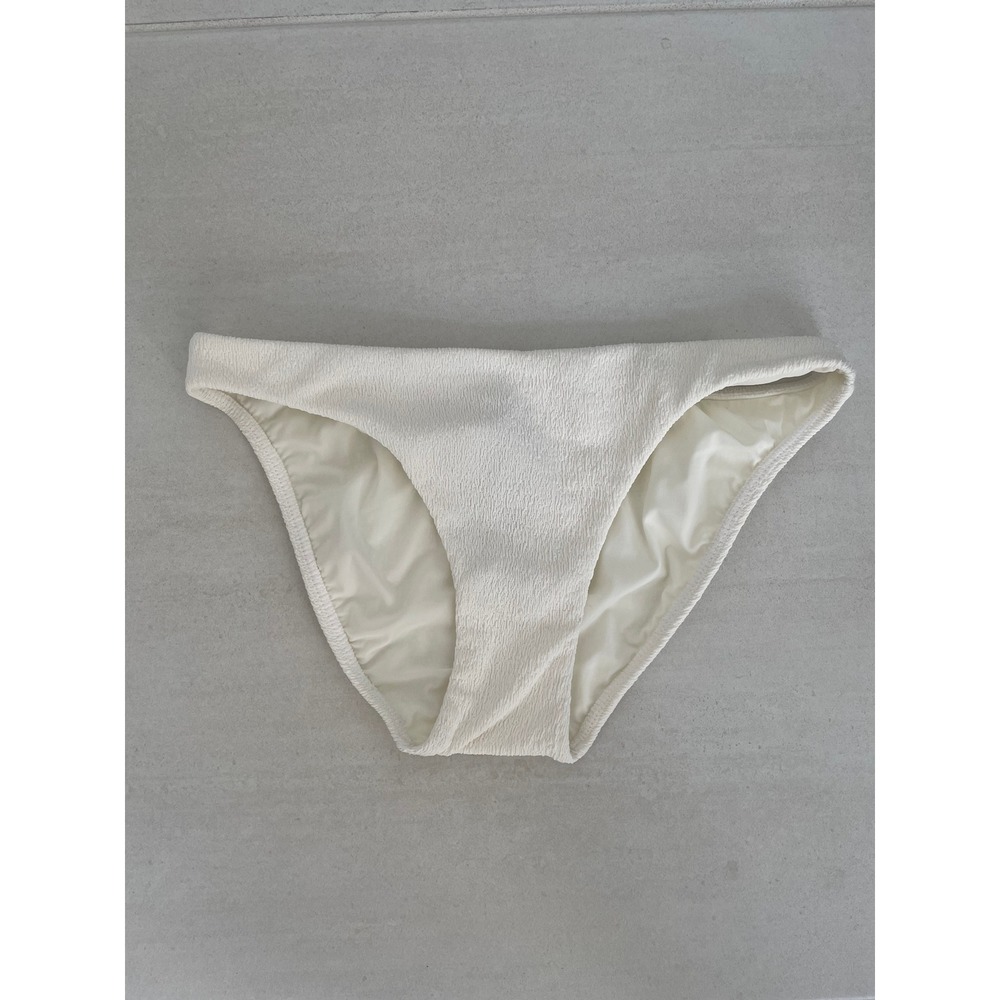 ViX Paula Hermanny Bikini Bottom Women S Crinkle Textured Low Rise Swim FLAW
